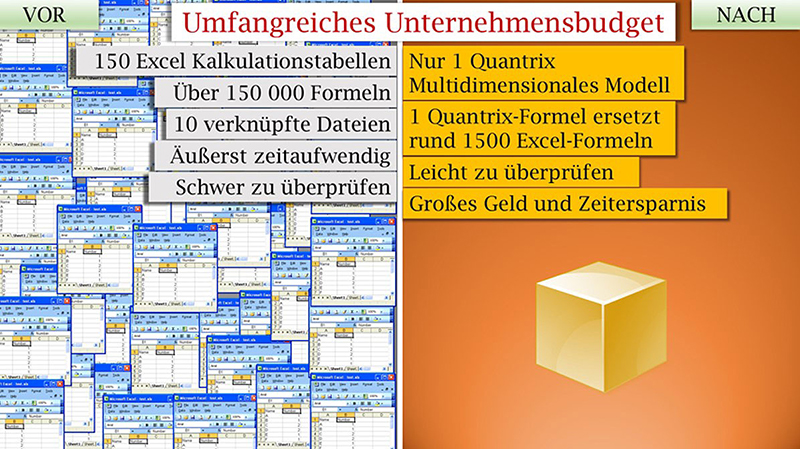 Easy to learn formula in natural language. Not cell coordinates as in Excel
