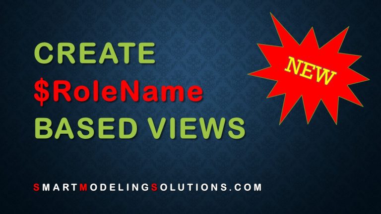 Use new $RoleName variable to create views assigned to each role